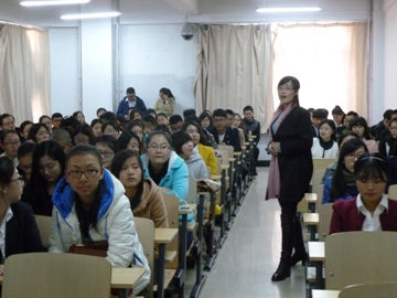 商学教学部联合内蒙古圣牧高科牧业有限公司举办2015届毕业生专场宣讲招聘会