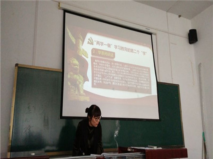 艺术教学部党总支开展“书记讲党课”系列活动